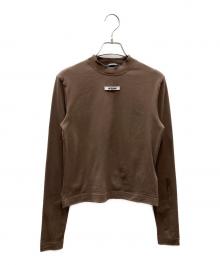 jacquemus（ジャックムス）の古着「ロングスリーブカットソー LE GROS GRAIN T-SHIRT」｜ブラウン
