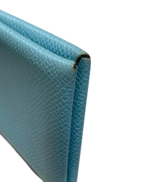 HERMES（エルメス）HERMES (エルメス) カルヴィ コインケース ブルーの古着・服飾アイテム