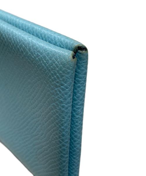 HERMES（エルメス）HERMES (エルメス) カルヴィ コインケース ブルーの古着・服飾アイテム