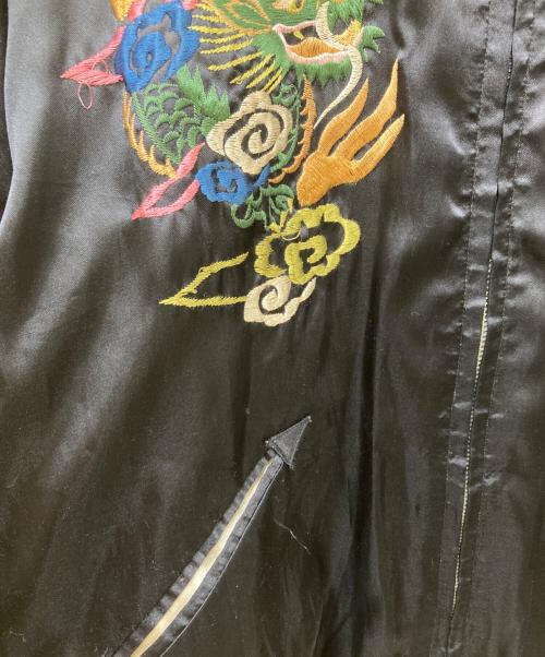 東洋エンタープライズ（トウヨウエンタープライズ）東洋エンタープライズ (トウヨウエンタープライズ) リバーシブル スカジャン CHOPPERS ブラック×カーキ サイズ:Lの古着・服飾アイテム