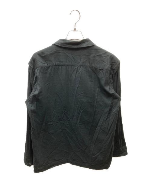 ISSEY MIYAKE（イッセイミヤケ）ISSEY MIYAKE (イッセイミヤケ) コットンシャツ ブラック サイズ:3の古着・服飾アイテム