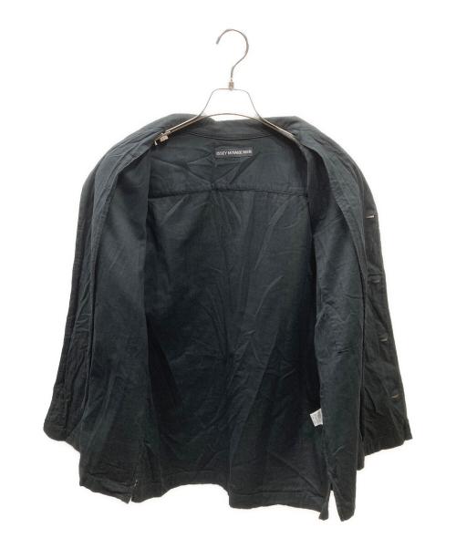 ISSEY MIYAKE（イッセイミヤケ）ISSEY MIYAKE (イッセイミヤケ) コットンシャツ ブラック サイズ:3の古着・服飾アイテム