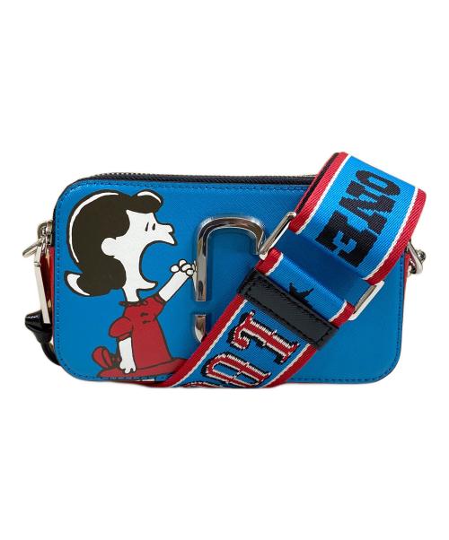 MARC JACOBS（マークジェイコブズ）MARC JACOBS (マークジェイコブズ) PEANUTS (ピーナッツ) ミニショルダーバッグ ブルー×ホワイトの古着・服飾アイテム