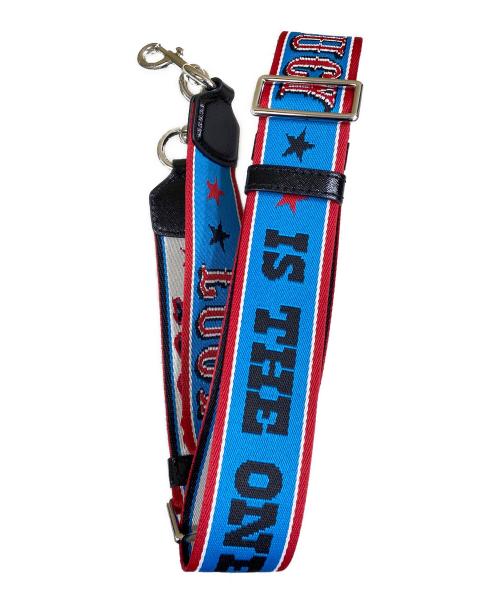 MARC JACOBS（マークジェイコブズ）MARC JACOBS (マークジェイコブズ) PEANUTS (ピーナッツ) ミニショルダーバッグ ブルー×ホワイトの古着・服飾アイテム