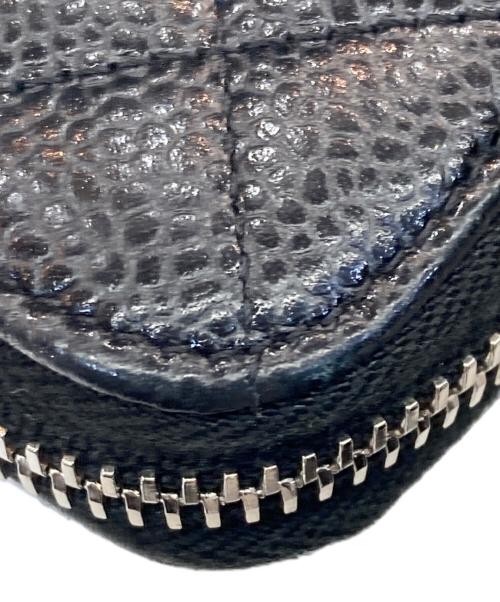 CHANEL（シャネル）CHANEL (シャネル) キャビアスキンラウンドファスナー長財布 ブラックの古着・服飾アイテム