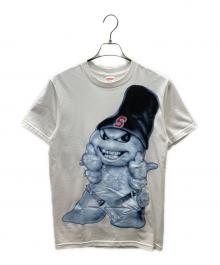 SUPREME（シュプリーム）の古着「snowman Tee / スノーマンプリントTシャツ」｜ホワイト×ブルー
