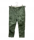 Engineered Garments×BEAMS PLUSエンジニアド ガーメンツ×ビームスプラス）の古着「ベイカーパンツ」｜グリーン