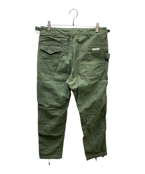 Engineered Garments（エンジニアド ガーメンツ）Engineered Garments (エンジニアド ガーメンツ) BEAMS PLUS (ビームスプラス) ベイカーパンツ グリーン サイズ:SIZE 34の古着・服飾アイテム