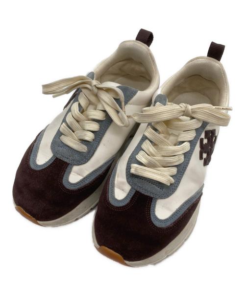 TORY BURCH（トリーバーチ）TORY BURCH (トリーバーチ) グッドラック トレーナー ローカットスニーカー アイボリー サイズ:6 1/2の古着・服飾アイテム