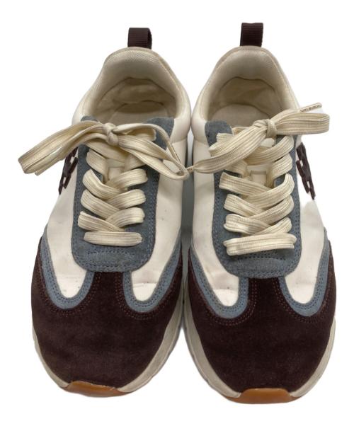 TORY BURCH（トリーバーチ）TORY BURCH (トリーバーチ) グッドラック トレーナー ローカットスニーカー アイボリー サイズ:6 1/2の古着・服飾アイテム