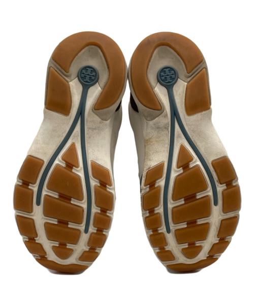 TORY BURCH（トリーバーチ）TORY BURCH (トリーバーチ) グッドラック トレーナー ローカットスニーカー アイボリー サイズ:6 1/2の古着・服飾アイテム