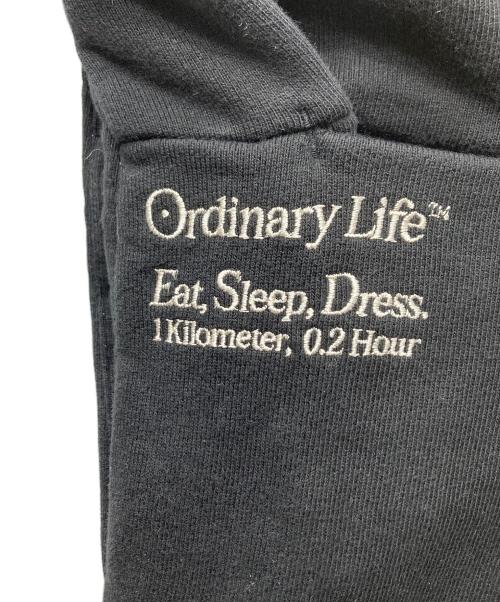 SHINYA KOZUKA（シンヤコズカ）SHINYA KOZUKA (シンヤコズカ) Ordinary Home Baggy スウェットパンツ ブラック×ベージュ サイズ:Ｍの古着・服飾アイテム