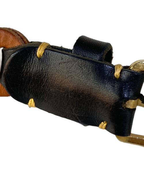 il micio（イル ミーチョ）il micio (イル ミーチョ) M'S BRAQUE (エムズブラック) レザーベルト ブラウンの古着・服飾アイテム
