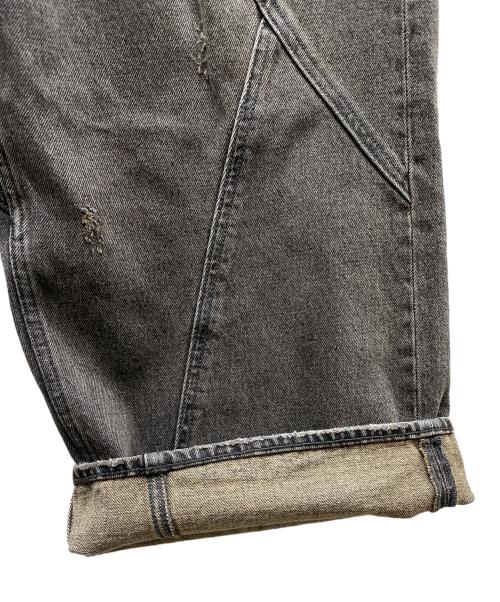 BEAMS（ビームス）BEAMS (ビームス) future archive (フューチャー アーカイブ) スイッチデニムパンツ ブラック サイズ:SIZE Lの古着・服飾アイテム