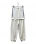 THEREDTHREAD (ザレッドスレッド) S burlesque print sweat pants スウェットパンツ ホワイト×グレー サイズ:SIZE Free：6000円