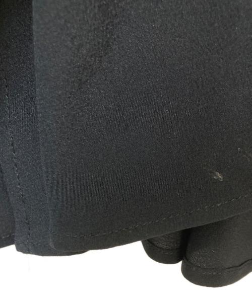 Maison Margiela 1（メゾンマルジェラ 1）Maison Margiela 1 (メゾンマルジェラ 1) Asymmetrical Silk Knee-Length Skirt アシンメトリースカート ネイビー×ブラック サイズ:38の古着・服飾アイテム