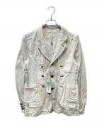 COMME des GARCONS SHIRTコムデギャルソンシャツ）の古着「デニムテーラードジャケット」｜アイボリー