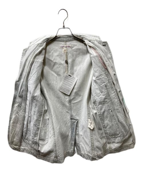 COMME des GARCONS SHIRT（コムデギャルソンシャツ）COMME des GARCONS SHIRT (コムデギャルソンシャツ) デニムテーラードジャケット アイボリー サイズ:Lの古着・服飾アイテム