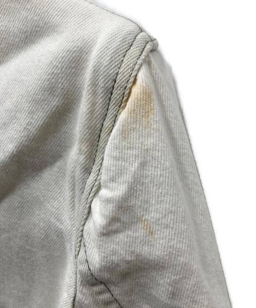 COMME des GARCONS SHIRT（コムデギャルソンシャツ）COMME des GARCONS SHIRT (コムデギャルソンシャツ) デニムテーラードジャケット アイボリー サイズ:Lの古着・服飾アイテム