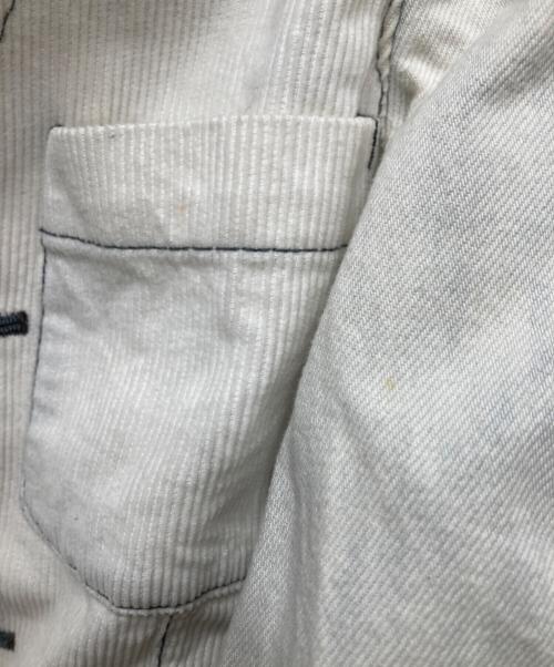 COMME des GARCONS SHIRT（コムデギャルソンシャツ）COMME des GARCONS SHIRT (コムデギャルソンシャツ) デニムテーラードジャケット アイボリー サイズ:Lの古着・服飾アイテム