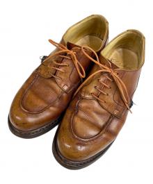 PARABOOT（パラブーツ）の古着「CHAMBORD Uチップシューズ」｜ブラウン