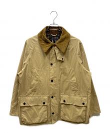 Barbour（バブアー）の古着「OS PEACHED BEDALE CASUAL ピーチスキン ノンオイルド ジャケット」｜ベージュ