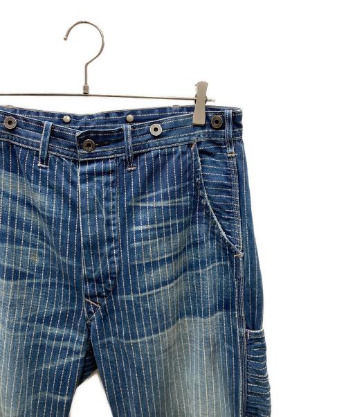 RRL（ダブルアールエル）RRL (ダブルアールエル) ウォバッシュ デニムパンツ ブルー サイズ:SIZE 34の古着・服飾アイテム