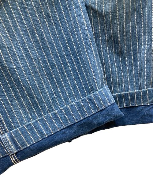 RRL（ダブルアールエル）RRL (ダブルアールエル) ウォバッシュ デニムパンツ ブルー サイズ:SIZE 34の古着・服飾アイテム
