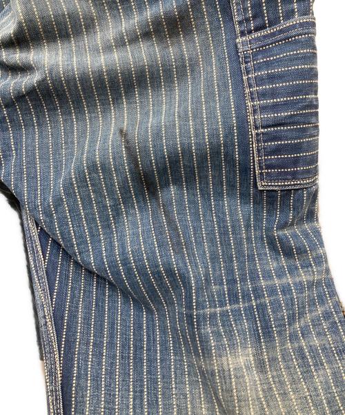 RRL（ダブルアールエル）RRL (ダブルアールエル) ウォバッシュ デニムパンツ ブルー サイズ:SIZE 34の古着・服飾アイテム