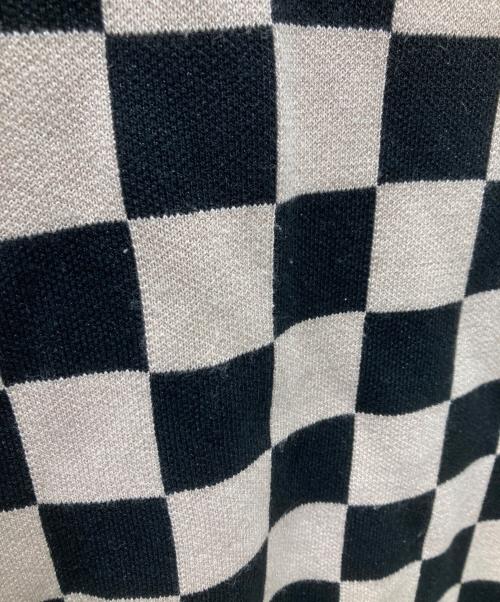 DAIRIKU（ダイリク）DAIRIKU (ダイリク) 23AW Lame Soccer Uniform Knit Pullover ニットポロシャツ ブラック×ピンク サイズ:FREEの古着・服飾アイテム