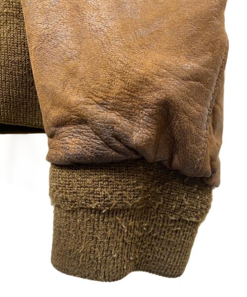 Hard Rock cafe（ハードロックカフェ）Hard Rock cafe (ハードロックカフェ) USA製 MAUI デザインレザージャケット ブラウン サイズ:Ｌの古着・服飾アイテム