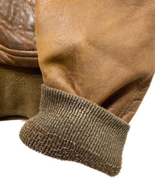 Hard Rock cafe（ハードロックカフェ）Hard Rock cafe (ハードロックカフェ) USA製 MAUI デザインレザージャケット ブラウン サイズ:Ｌの古着・服飾アイテム