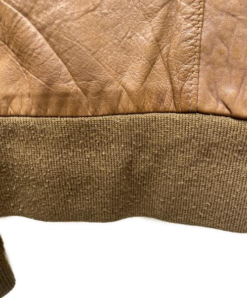 Hard Rock cafe（ハードロックカフェ）Hard Rock cafe (ハードロックカフェ) USA製 MAUI デザインレザージャケット ブラウン サイズ:Ｌの古着・服飾アイテム