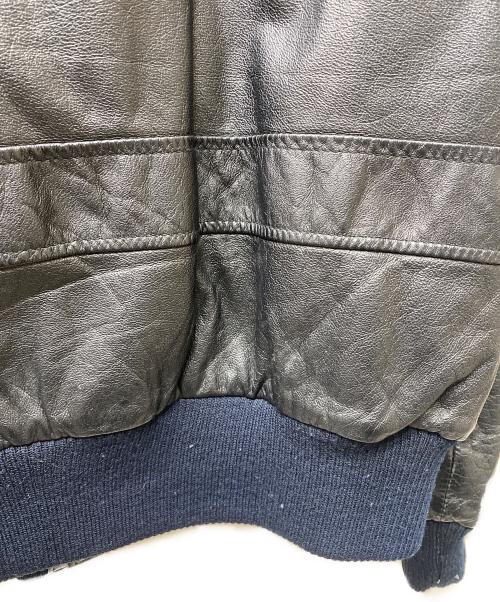 Hard Rock cafe（ハードロックカフェ）Hard Rock cafe (ハードロックカフェ) MAUI 裏地マップレザージャケット ブラック サイズ:Ｍの古着・服飾アイテム