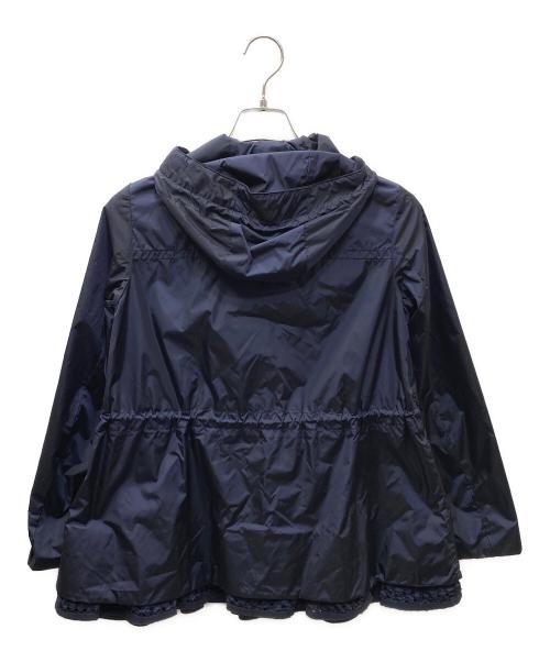 MONCLER（モンクレール）MONCLER (モンクレール) LOTUS ロータス ナイロンフリルジャケット ネイビー サイズ:SIZE 00の古着・服飾アイテム