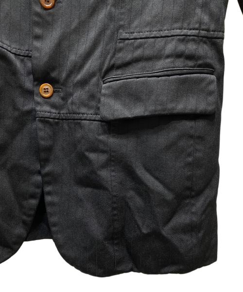 COMME des GARCONS HOMME DEUX（コムデギャルソン オム ドゥ）COMME des GARCONS HOMME DEUX (コムデギャルソン オム ドゥ) ポリエステル縮絨加工ジャケット ブラック サイズ:SIZE Lの古着・服飾アイテム