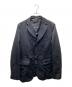 COMME des GARCONS HOMME DEUX（コムデギャルソン オム ドゥ）の古着「ポリエステル縮絨加工ジャケット」｜ブラック