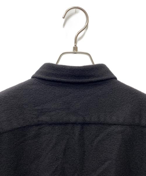 COMOLI（コモリ）COMOLI (コモリ) ウールカシミヤ C.P.Oシャツ ブラック サイズ:3の古着・服飾アイテム