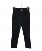 COMOLIコモリ）の古着「モールスキンライダーパンツ」｜ブラック