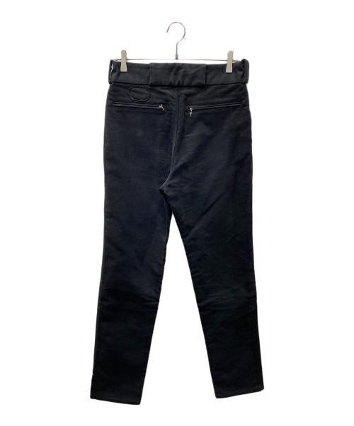 COMOLI（コモリ）COMOLI (コモリ) モールスキンライダーパンツ ブラック サイズ:SIZE 2の古着・服飾アイテム