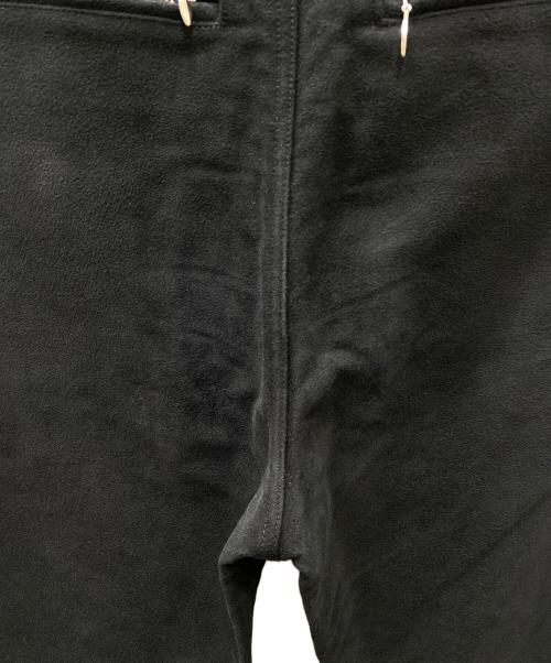 COMOLI（コモリ）COMOLI (コモリ) モールスキンライダーパンツ ブラック サイズ:SIZE 2の古着・服飾アイテム