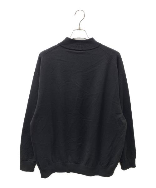 COMOLI（コモリ）COMOLI (コモリ) ウール モックネックニット ブラック サイズ:SIZE 3の古着・服飾アイテム