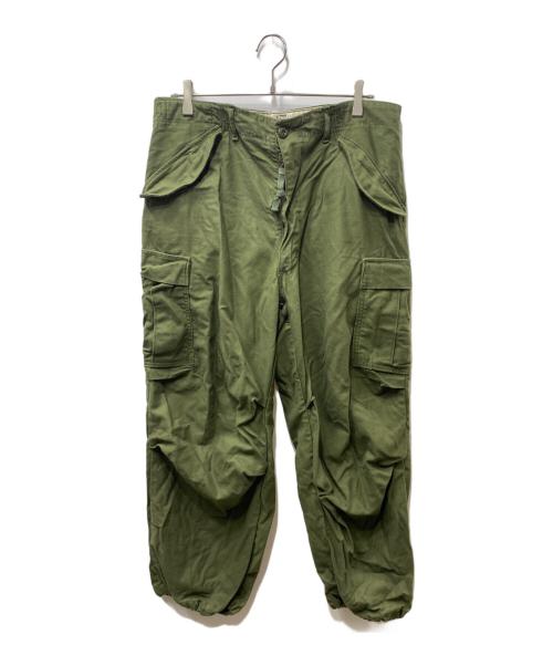 US ARMY（ユーエスアーミー）US ARMY (ユーエスアーミー) M-65 カーゴ ミリタリー パンツ グリーン サイズ:29の古着・服飾アイテム