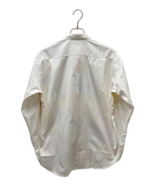COMME des GARCONS SHIRT（コムデギャルソンシャツ）COMME des GARCONS SHIRT FUTURA (フューチュラ) Cotton poplin with futura print shirt FUTURA アートプリント コットン 長袖シャツ ホワイト サイズ:SIZE Mの古着・服飾アイテム