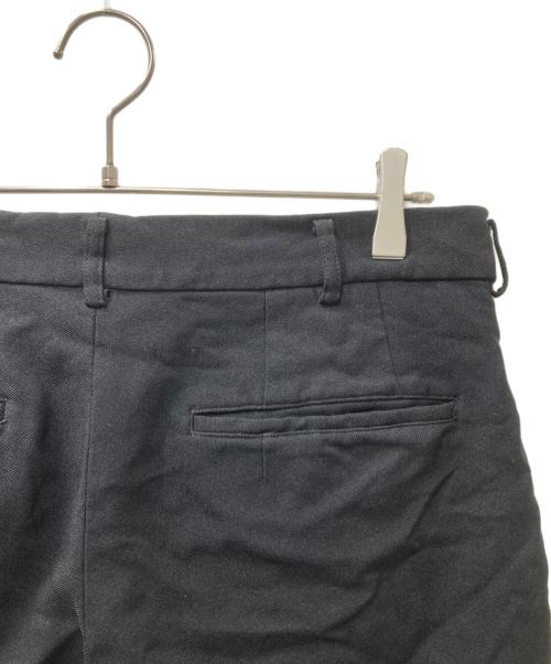 COMME des GARCONS HOMME DEUX（コムデギャルソン オム ドゥ）COMME des GARCONS HOMME DEUX (コムデギャルソン オム ドゥ) ポリ縮絨 ポリエステル ワンタック スラックス ブラック サイズ:Mの古着・服飾アイテム