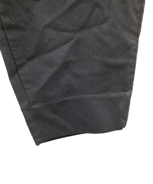 COMME des GARCONS HOMME DEUX（コムデギャルソン オム ドゥ）COMME des GARCONS HOMME DEUX (コムデギャルソン オム ドゥ) ポリ縮絨 ポリエステル ワンタック スラックス ブラック サイズ:Mの古着・服飾アイテム
