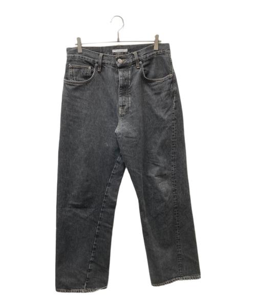 SUNFLOWER（サンフラワー）SUNFLOWER (サンフラワー) SUPER WIDE DENIM デニムパンツ ブラック サイズ:W32の古着・服飾アイテム