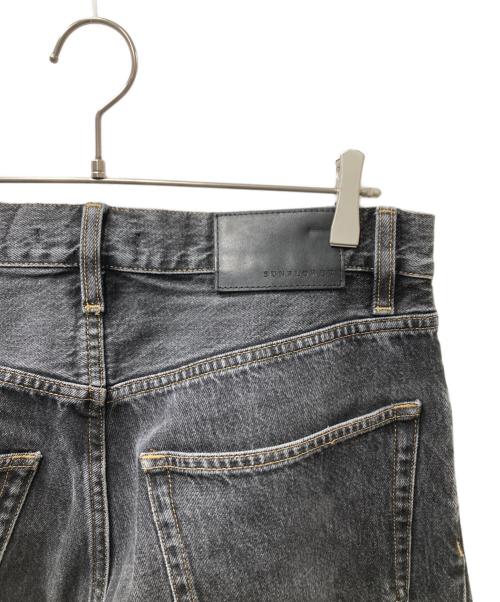 SUNFLOWER（サンフラワー）SUNFLOWER (サンフラワー) SUPER WIDE DENIM デニムパンツ ブラック サイズ:W32の古着・服飾アイテム