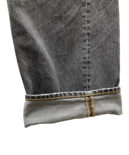 SUNFLOWER（サンフラワー）SUNFLOWER (サンフラワー) SUPER WIDE DENIM デニムパンツ ブラック サイズ:W32の古着・服飾アイテム