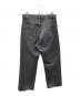 SUNFLOWER (サンフラワー) SUPER WIDE DENIM デニムパンツ ブラック サイズ:W32：14000円